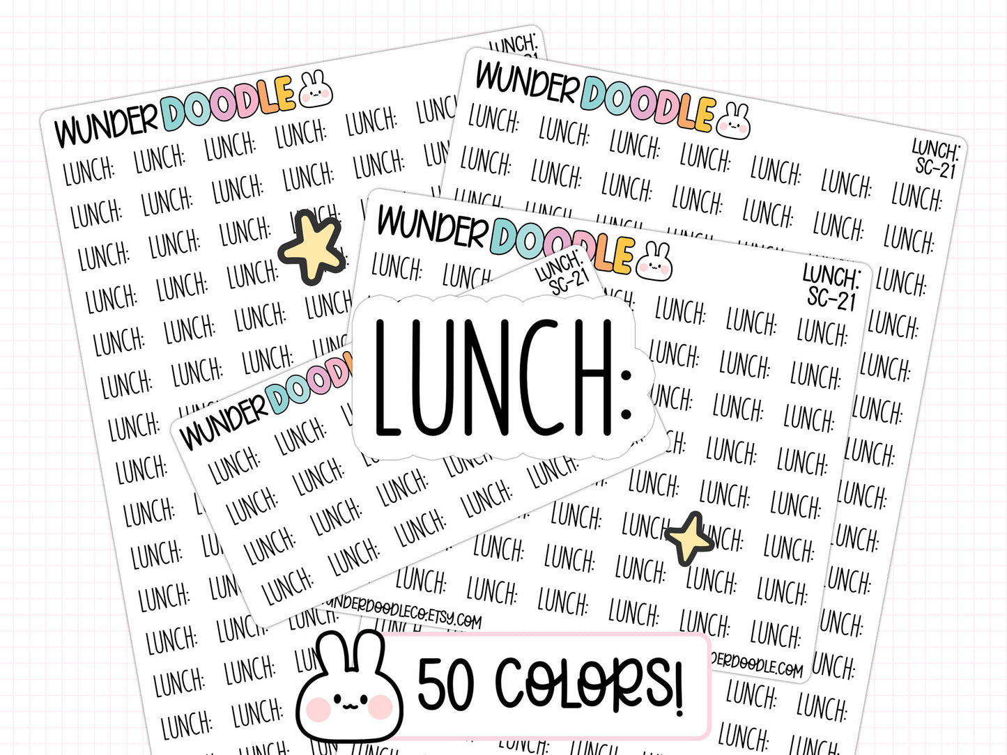 Lunch Planner Stickers | SC-21
