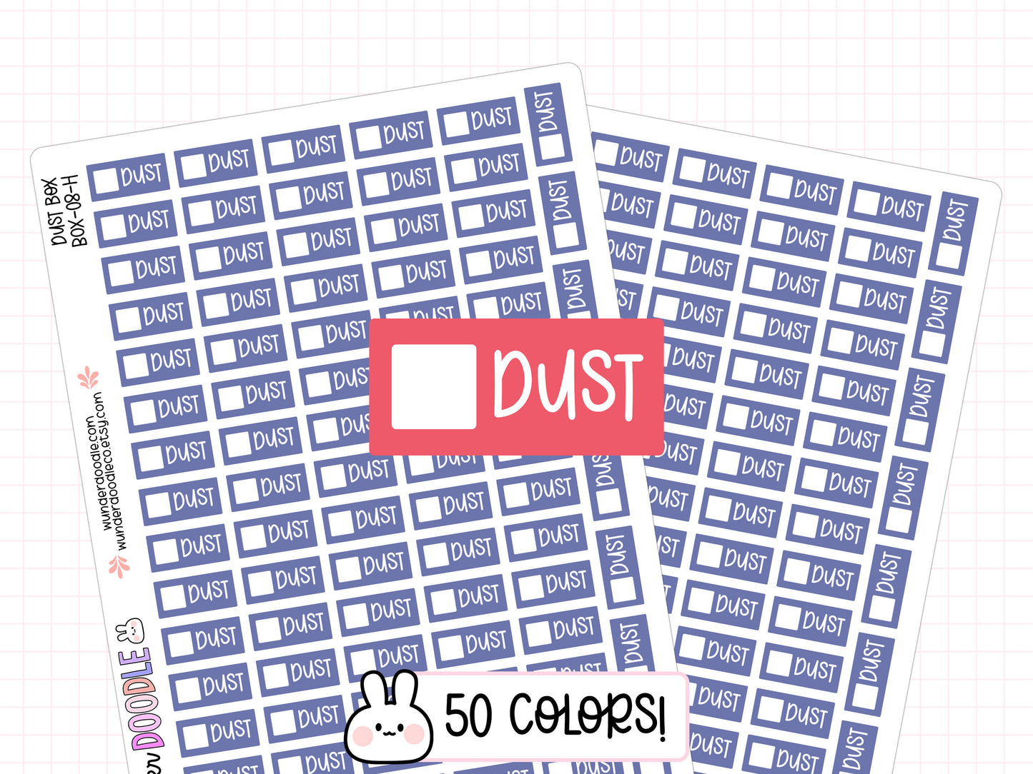 Dust Planner Stickers | BOX-08