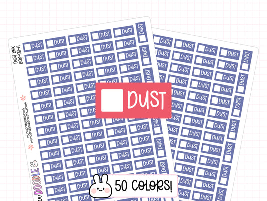 Dust Planner Stickers | BOX-08