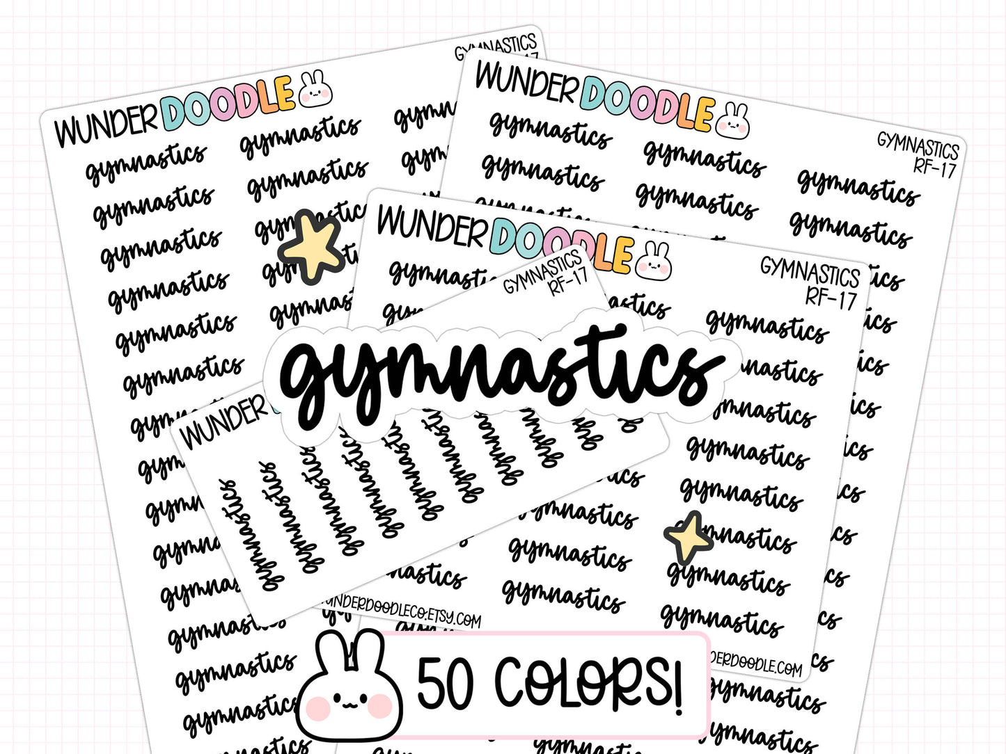 Gymnastics Planner Stickers | RF-17