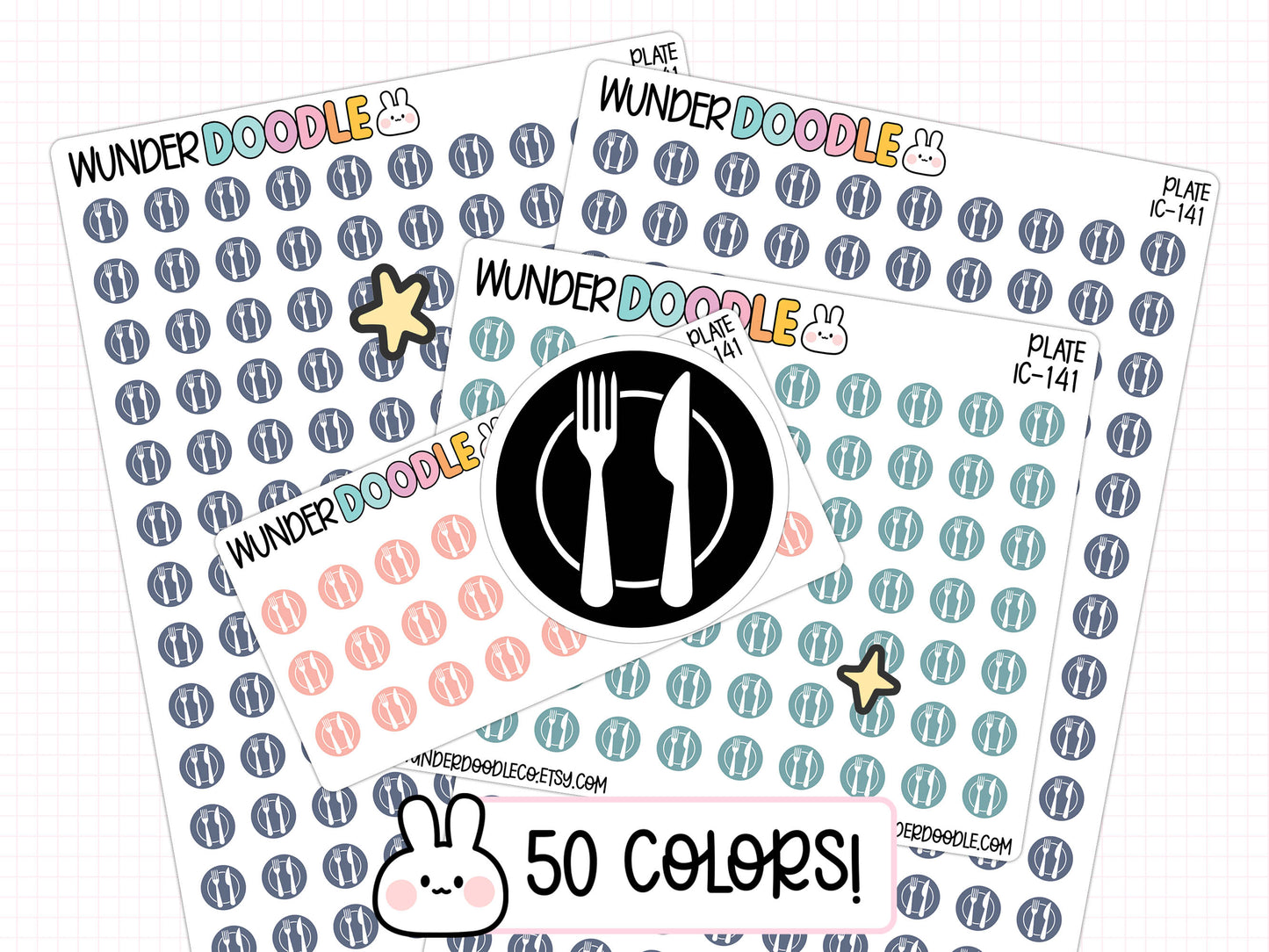 Meal Icon Planner Stickers | IC-141