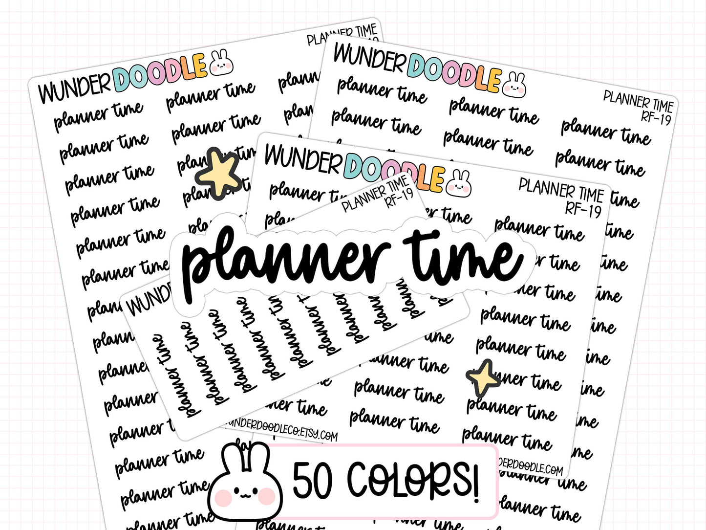 Planner Time Planner Stickers | RF-19