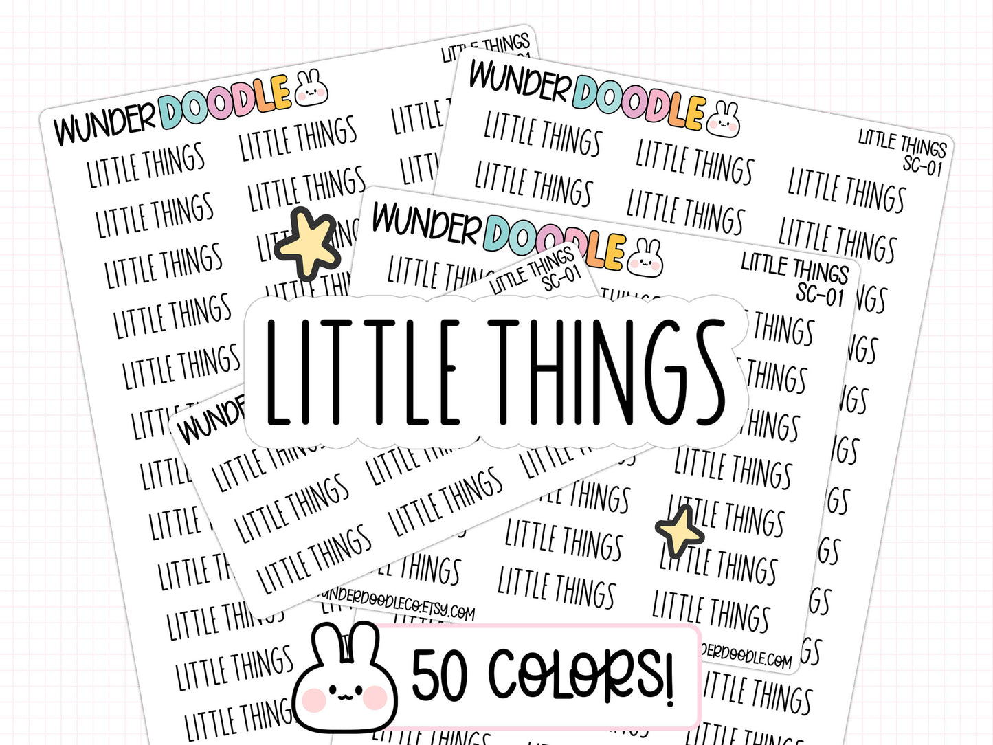 Little Things Planner Stickers | SC-01