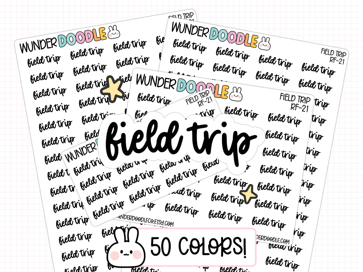 Field Trip Planner Stickers | RF-21