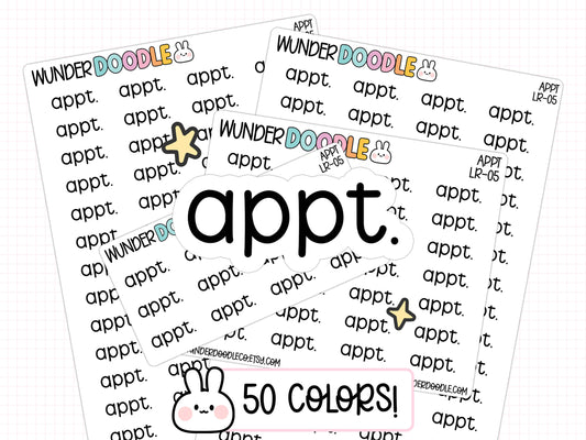 Appt Planner Stickers | LR-05