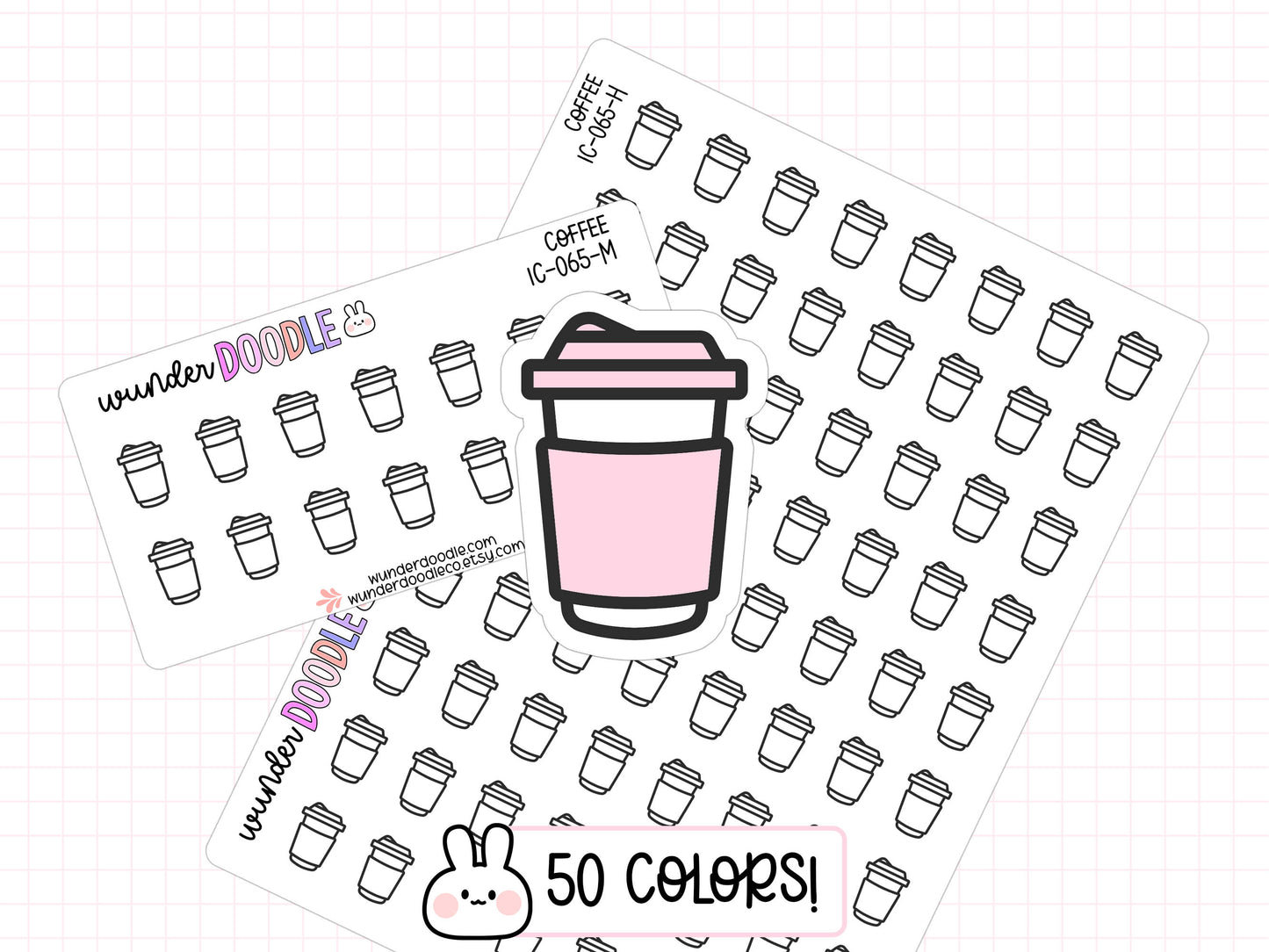 Coffee Planner Stickers | IC-065