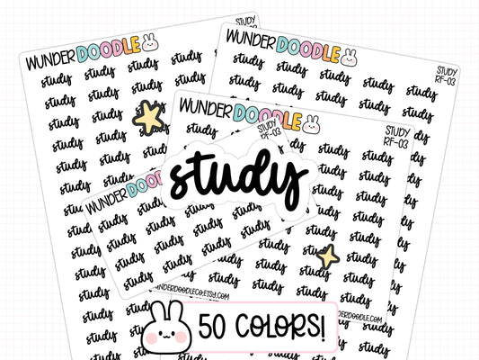 Study Planner Stickers | RF-03