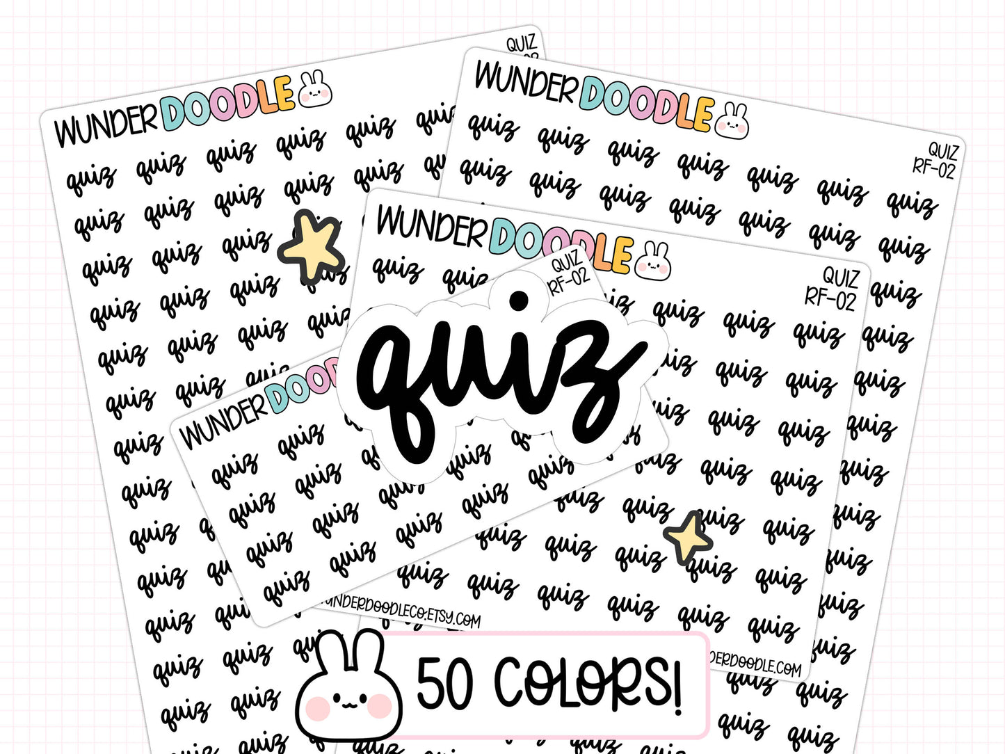 Quiz Planner Stickers | RF-02