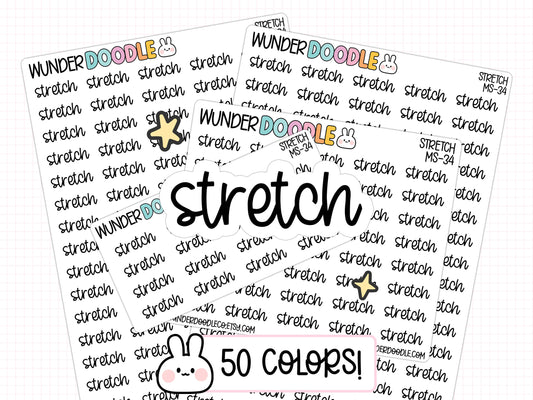 Stretch Planner Stickers | MS-34