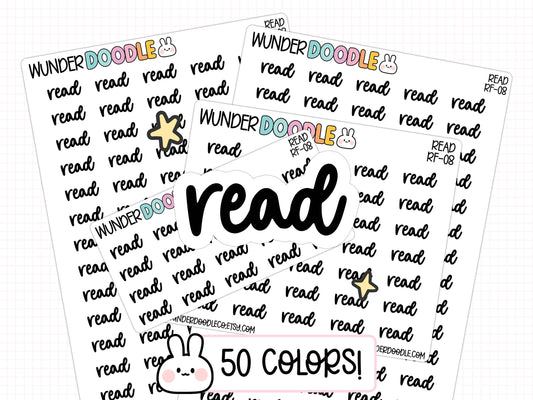 Read Planner Stickers | RF-08