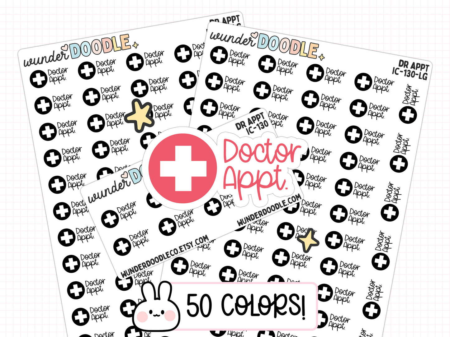 Doctor Appointment Planner Stickers | IC-130