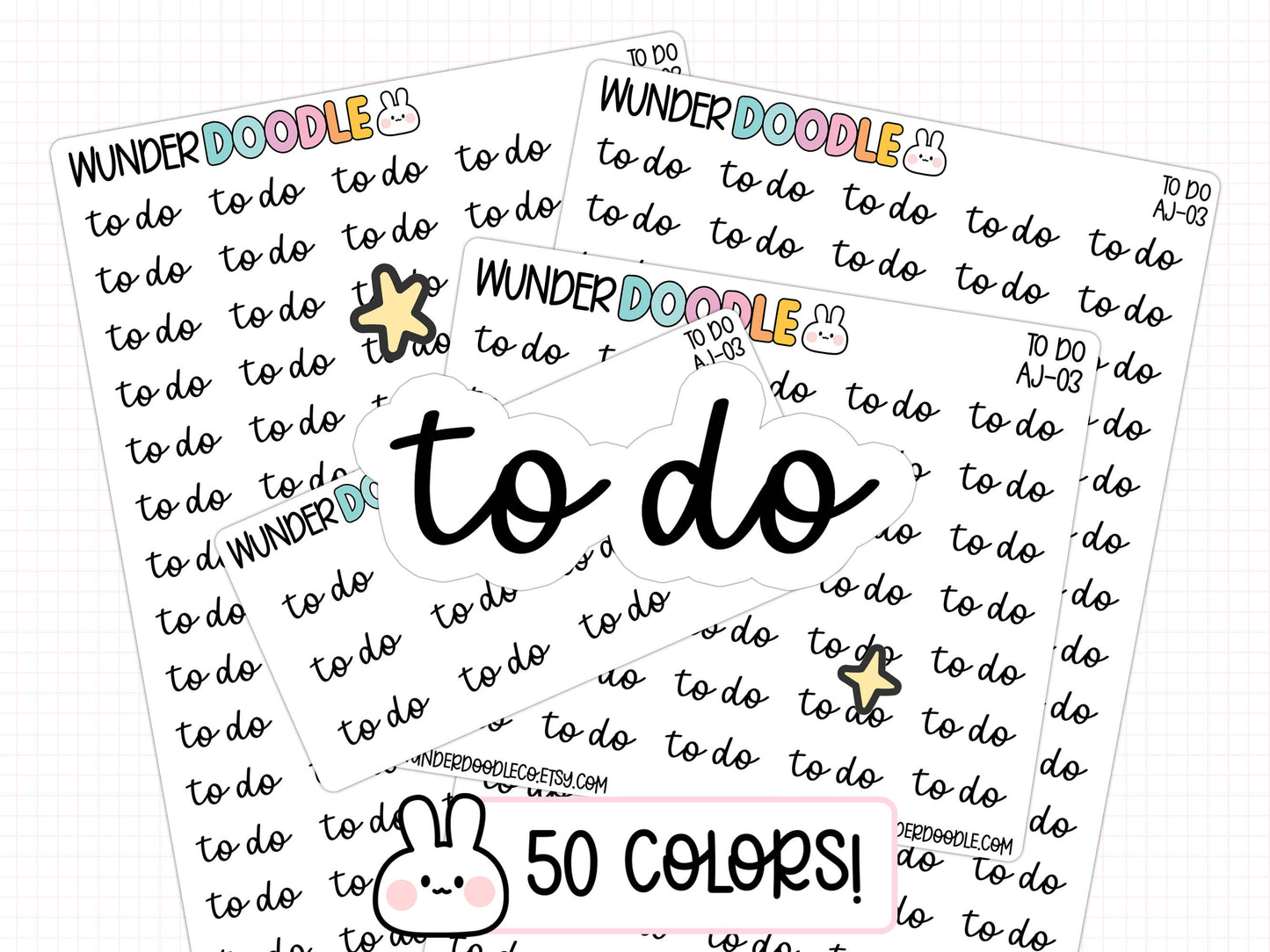 To Do Planner Stickers | AJ-03