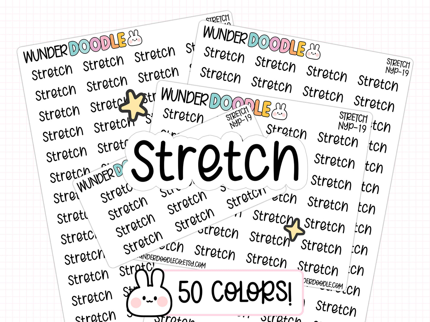 Stretch Planner Stickers | NYP-19
