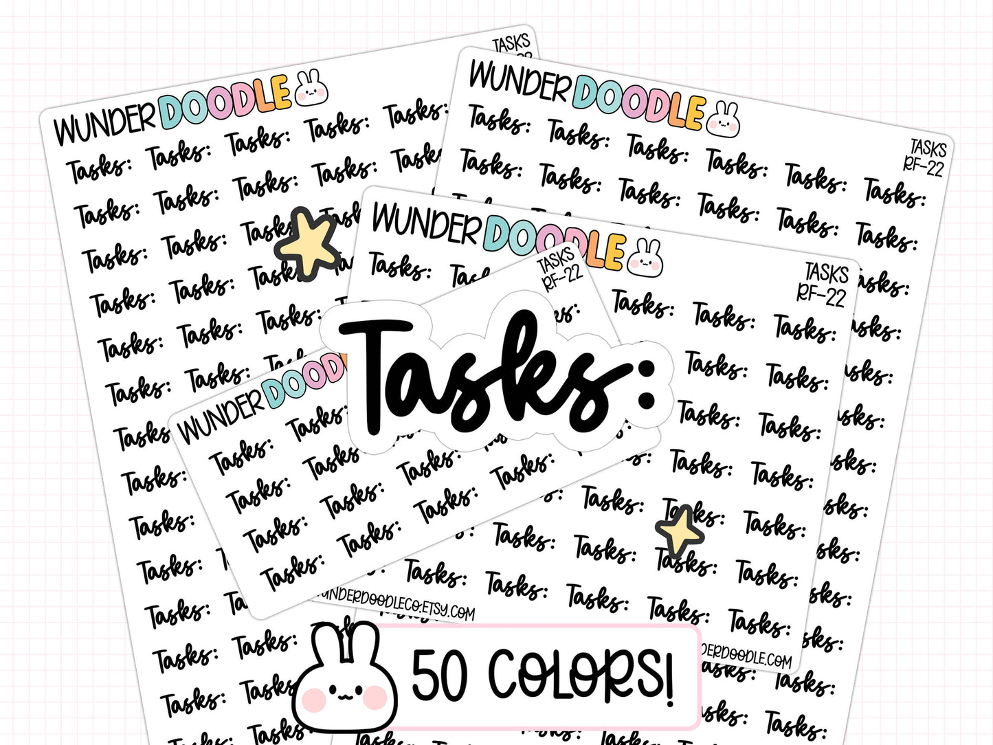 Tasks Planner Stickers | RF-22