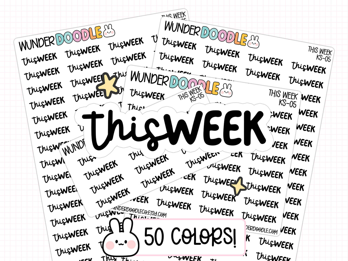This Week Planner Stickers | KS-05