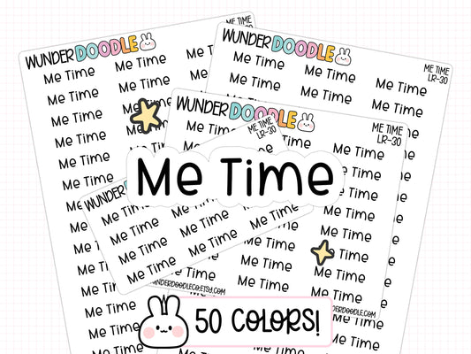 Me Time Planner Stickers | LR-30
