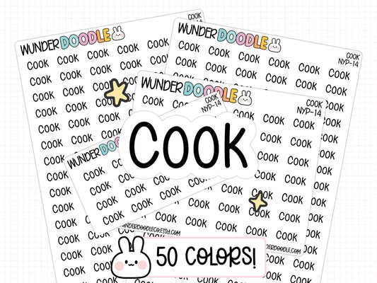 Cook Planner Stickers | NYP-14