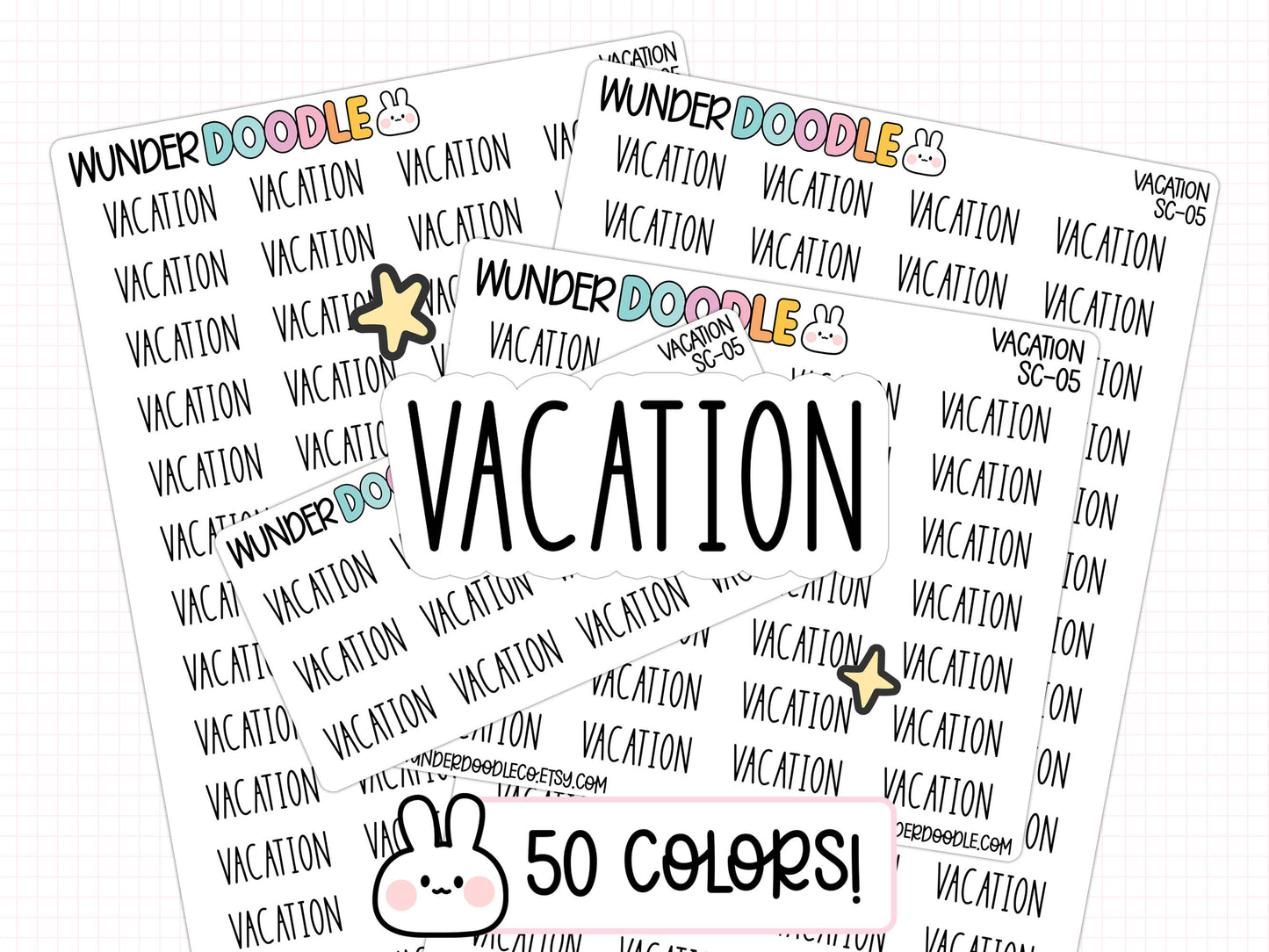Vacation Planner Stickers | SC-05
