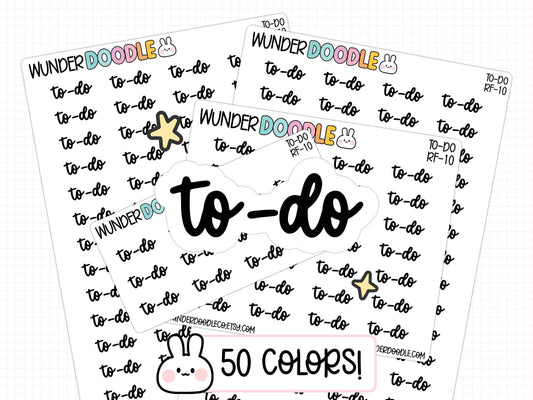 To-Do Planner Stickers | RF-10