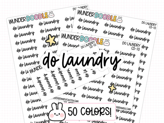 Do Laundry Planner Stickers | CS-010