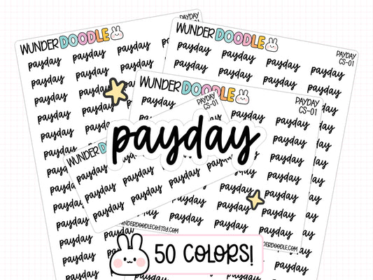 Payday Planner Stickers | CS-01
