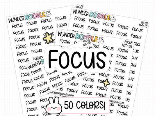 Focus Planner Stickers | NYP-05