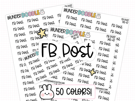 FB Post Planner Stickers | MS-47