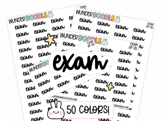 Exam Planner Stickers | RF-05