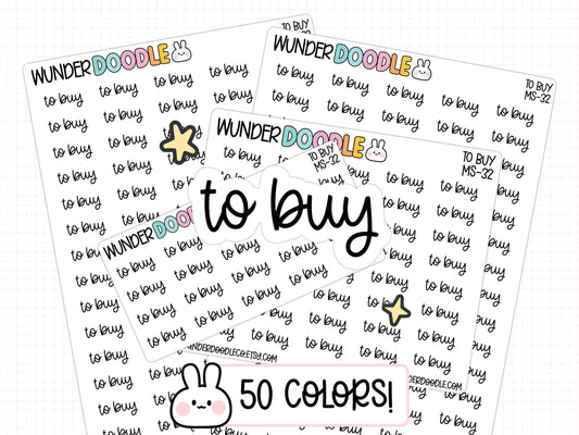 To Buy Planner Stickers | MS-32
