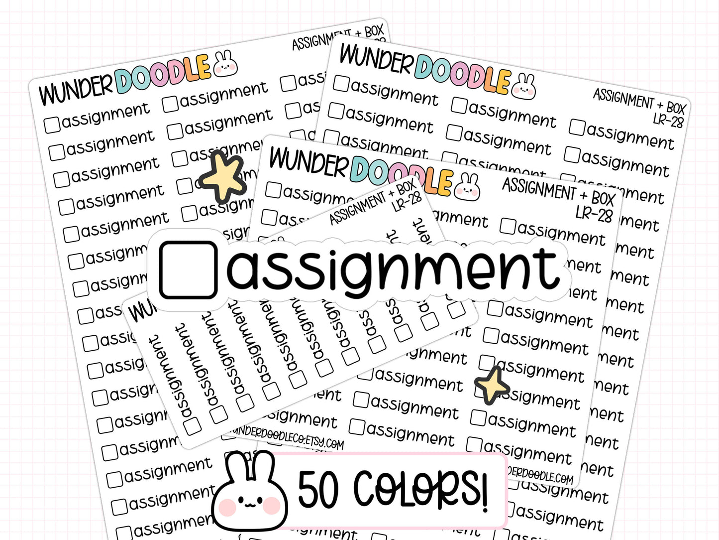 Assignment Planner Stickers | LR-28