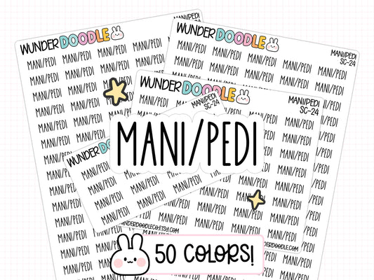 Mani/Pedi Planner Stickers | SC-24