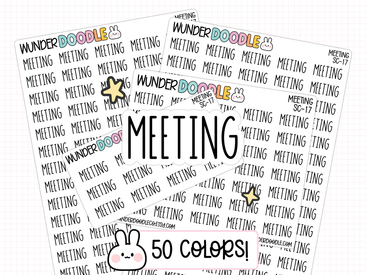 Meeting Planner Stickers | SC-17