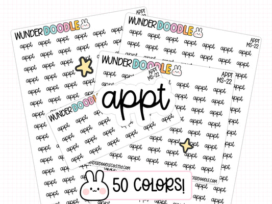 Appt Planner Stickers | MS-022