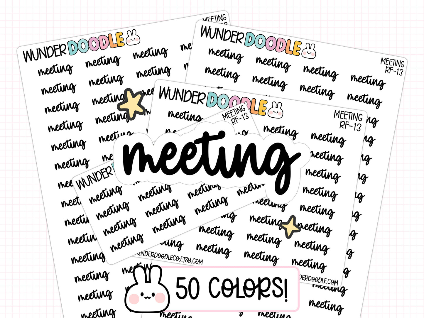 Meeting Planner Stickers | RF-13