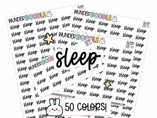 Sleep Planner Stickers | CS-011