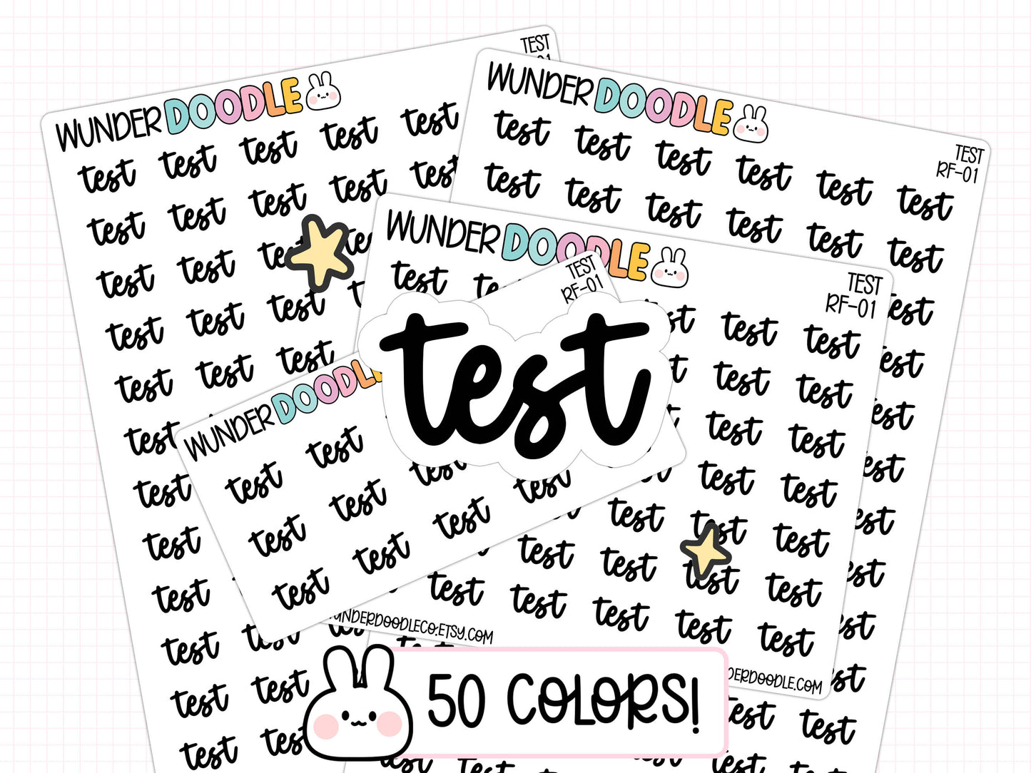 Test Planner Stickers | RF-01