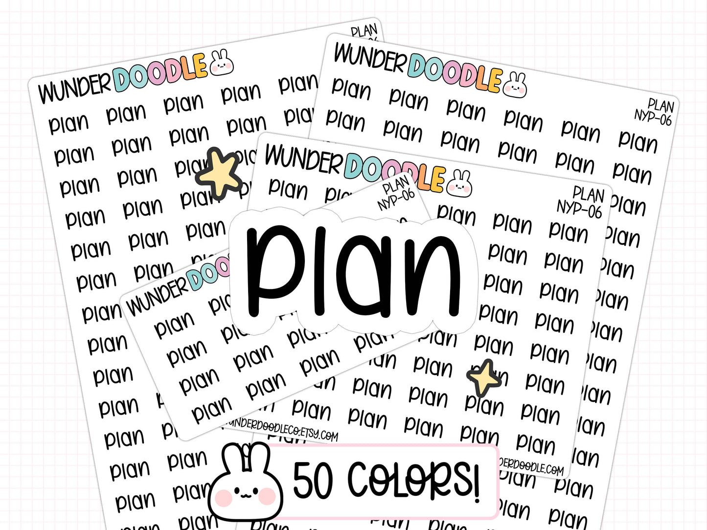 Plan Planner Stickers | NYP-06