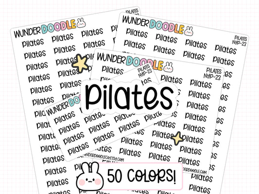 Pilates Planner Stickers | NYP-23