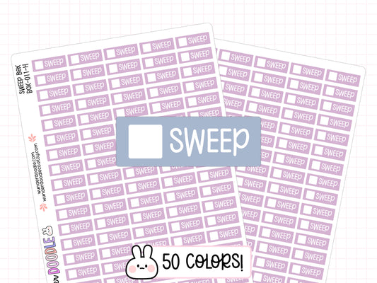 Sweep Planner Stickers | BOX-011