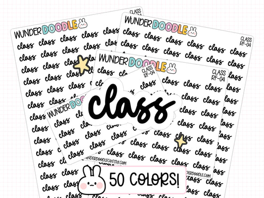 Class Planner Stickers | RF-04