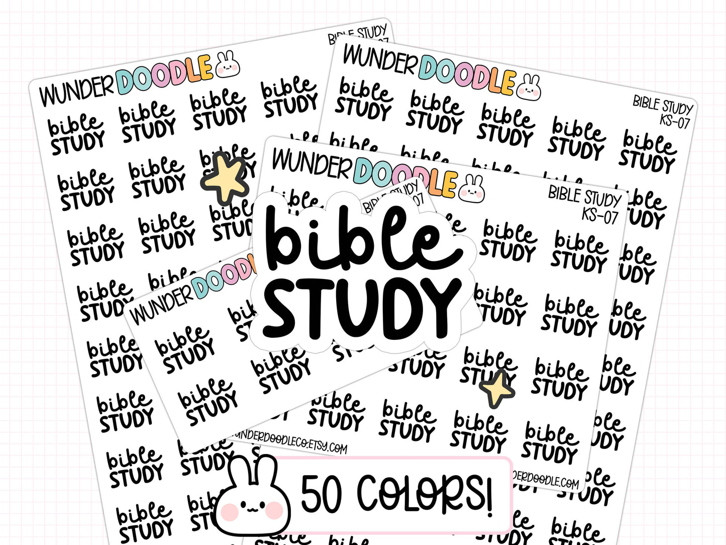 Bible Study Planner Stickers | KS-07
