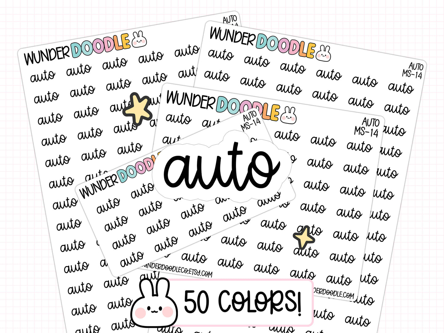 Auto Planner Stickers | MS-014
