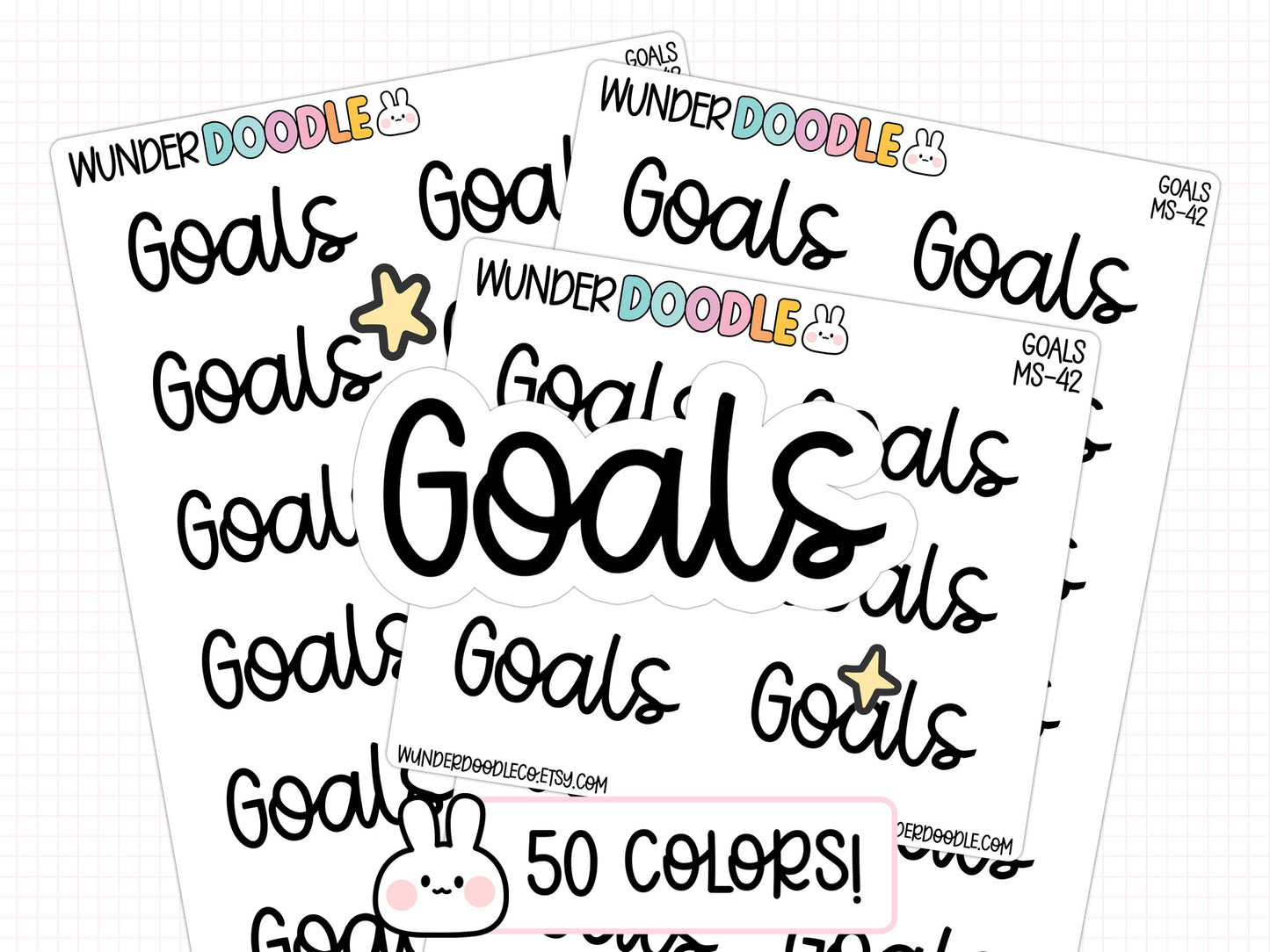 Goals Planner Stickers | MS-42