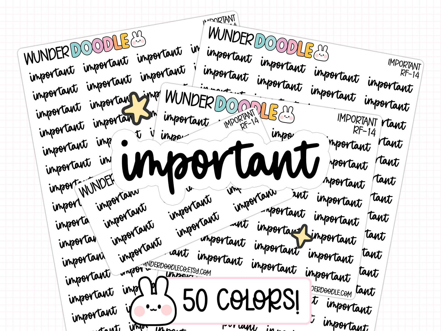 Important Planner Stickers | RF-14