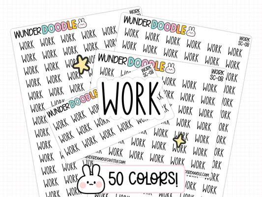 Work Planner Stickers | SC-08