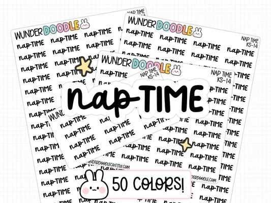Nap Time Planner Stickers | KS-14