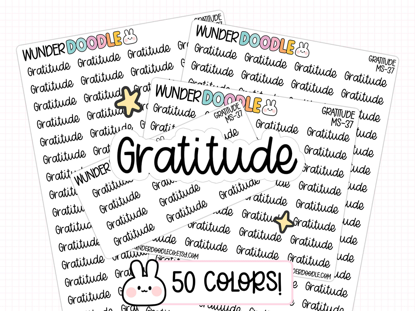 Gratitude Planner Stickers | MS-37