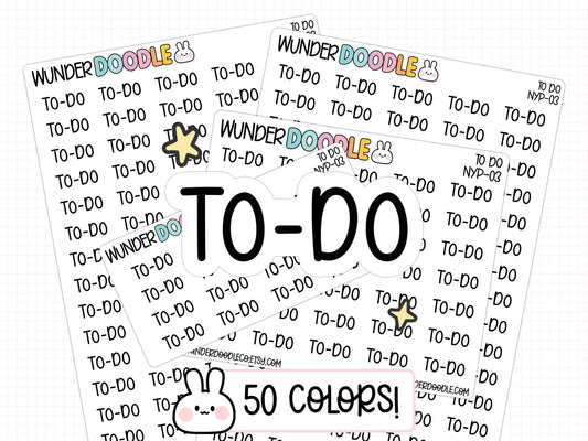 To-Do Planner Stickers | NYP-03