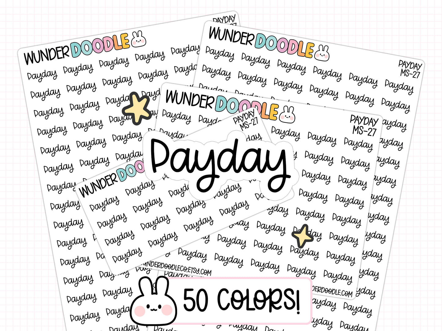 Payday Planner Stickers | MS-27