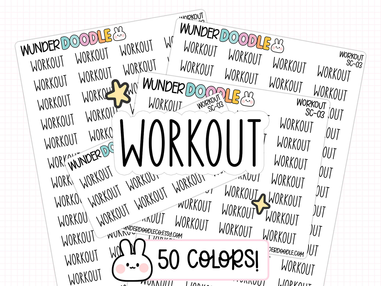 Workout Planner Stickers | SC-03